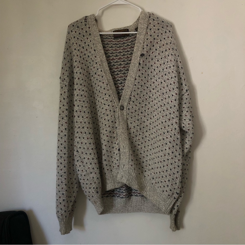 cream vintage cardigan